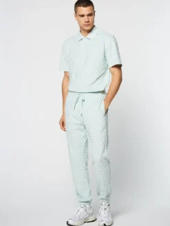 Sergio Tacchini Livata Monogram Track Pant- Surf Spray Discount