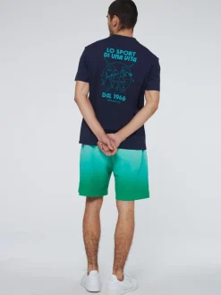 Sergio Tacchini Lo Sport T-Shirt- Maritime Blue Discount