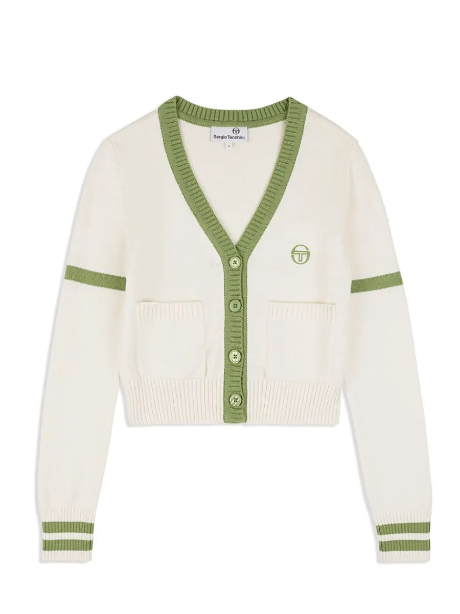 Sergio Tacchini Lucia Knit Cardigan- Gardenia Discount