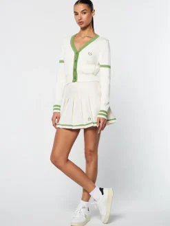 Sergio Tacchini Lucia Knit Cardigan- Gardenia Discount
