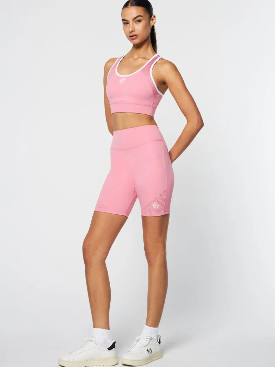 Sergio Tacchini Masaci Biker Short- Wild Rose Clearance