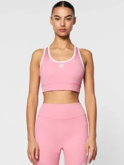 Sergio Tacchini Masaci Sports Bra- Wild Rose Clearance