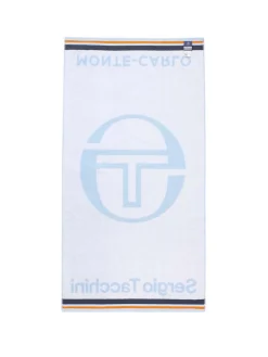 Sergio Tacchini Mc Staff Full-Size Towel- Light Blue Clearance
