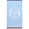 Sergio Tacchini Mc Staff Full-Size Towel- Light Blue Outlet