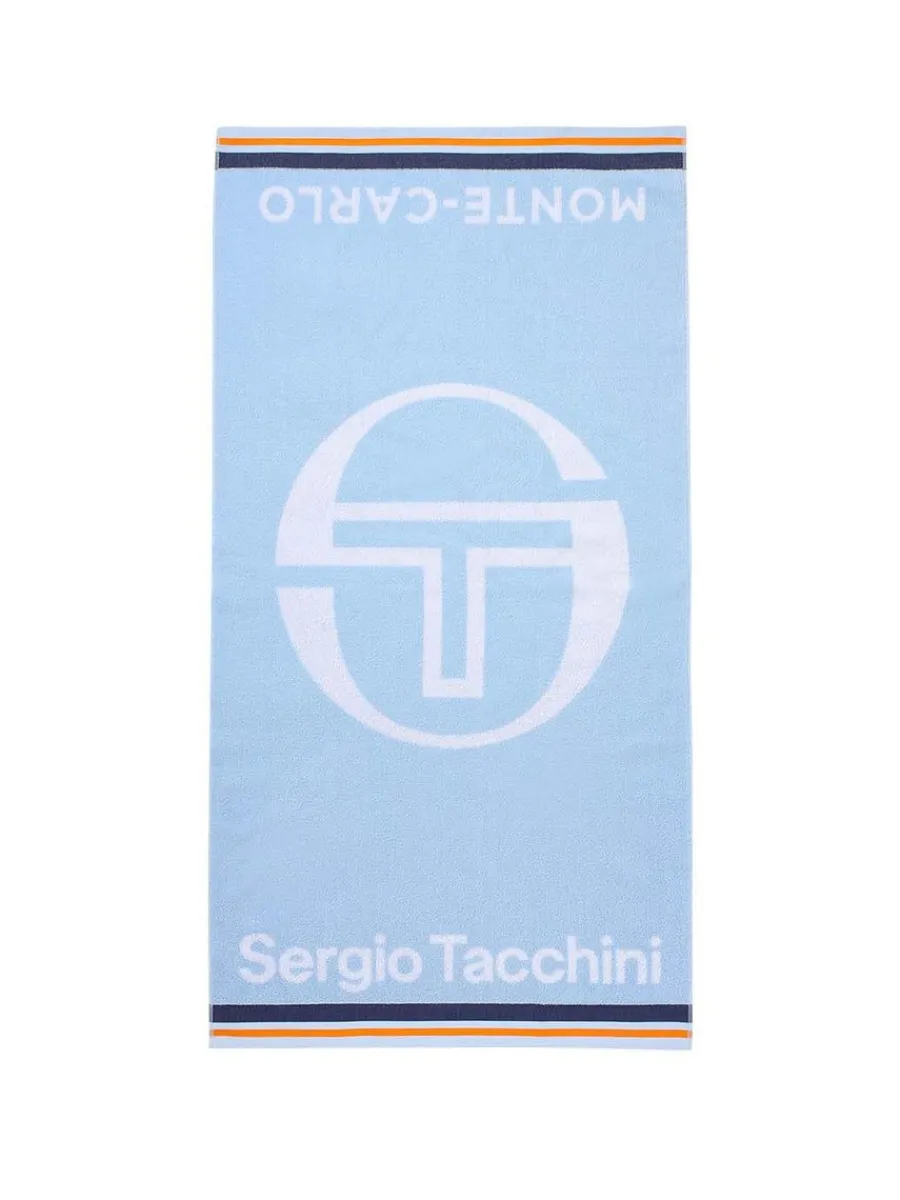 Sergio Tacchini Mc Staff Full-Size Towel- Light Blue Outlet