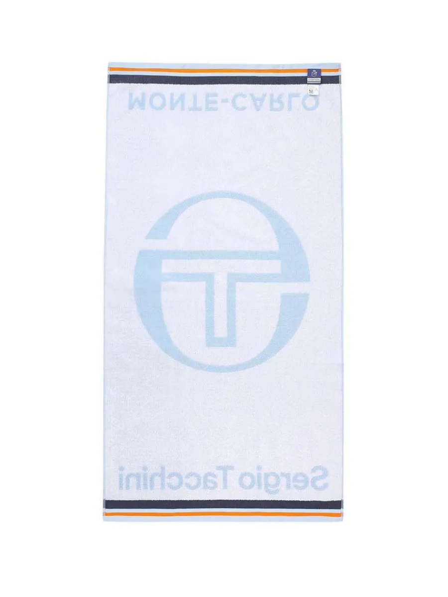 Sergio Tacchini Mc Staff Full-Size Towel- Light Blue Outlet