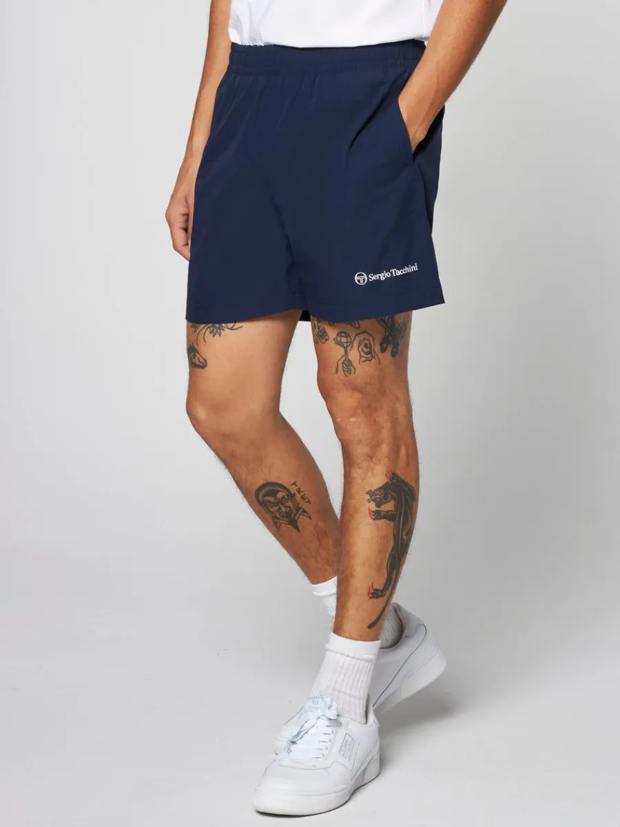 Sergio Tacchini Merlata Water-Reactive Swim Short- Maritime Blue Discount
