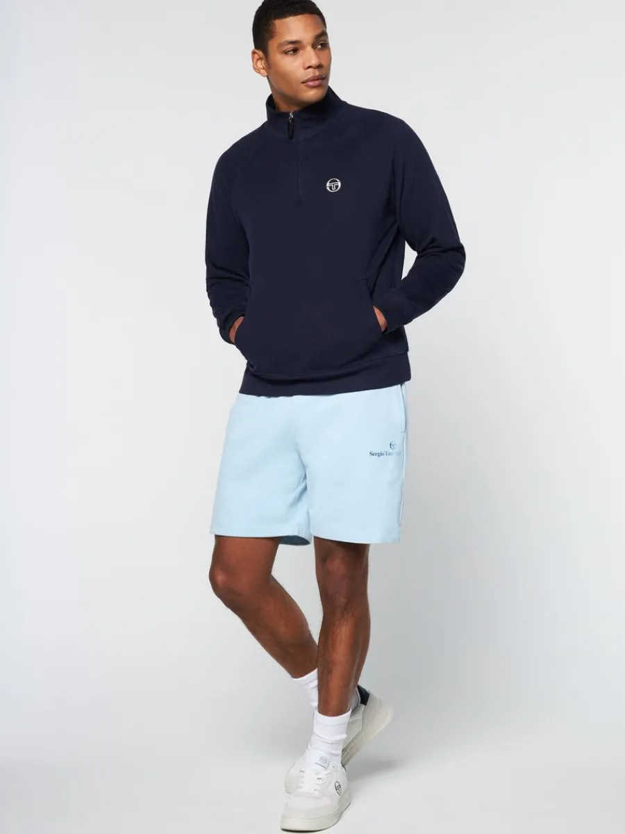 Sergio Tacchini Mezza Half Zip- Maritime Blue Online