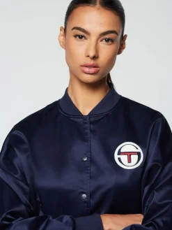 Sergio Tacchini Miss Angela Bomber Jacket- Maritime Blue