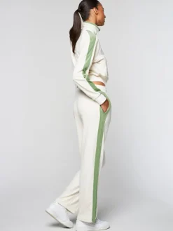 Sergio Tacchini Miss Carlotta Velour Track Pant-Gardenia Sale