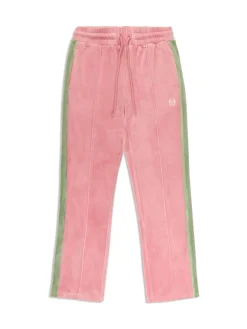 Sergio Tacchini Miss Carlotta Velour Track Pant- Wild Rose