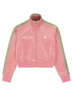Sergio Tacchini Miss Carlotta Velour Track Jacket- Wild Rose Online