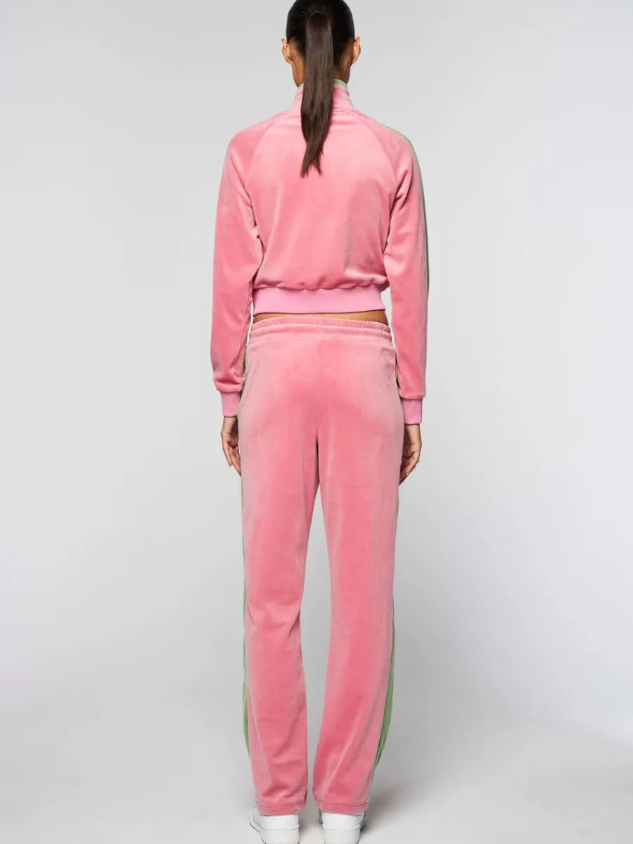 Sergio Tacchini Miss Carlotta Velour Track Jacket- Wild Rose Online