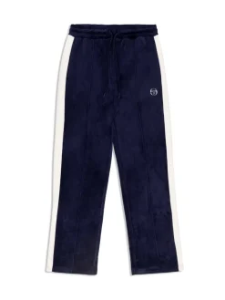 Sergio Tacchini Miss Carlotta Velour Track Pant- Maritime Blue New