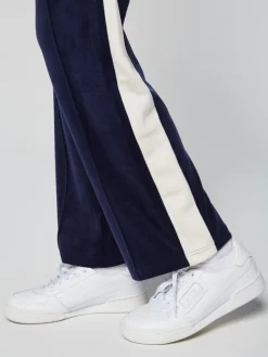 Sergio Tacchini Miss Carlotta Velour Track Pant- Maritime Blue Discount