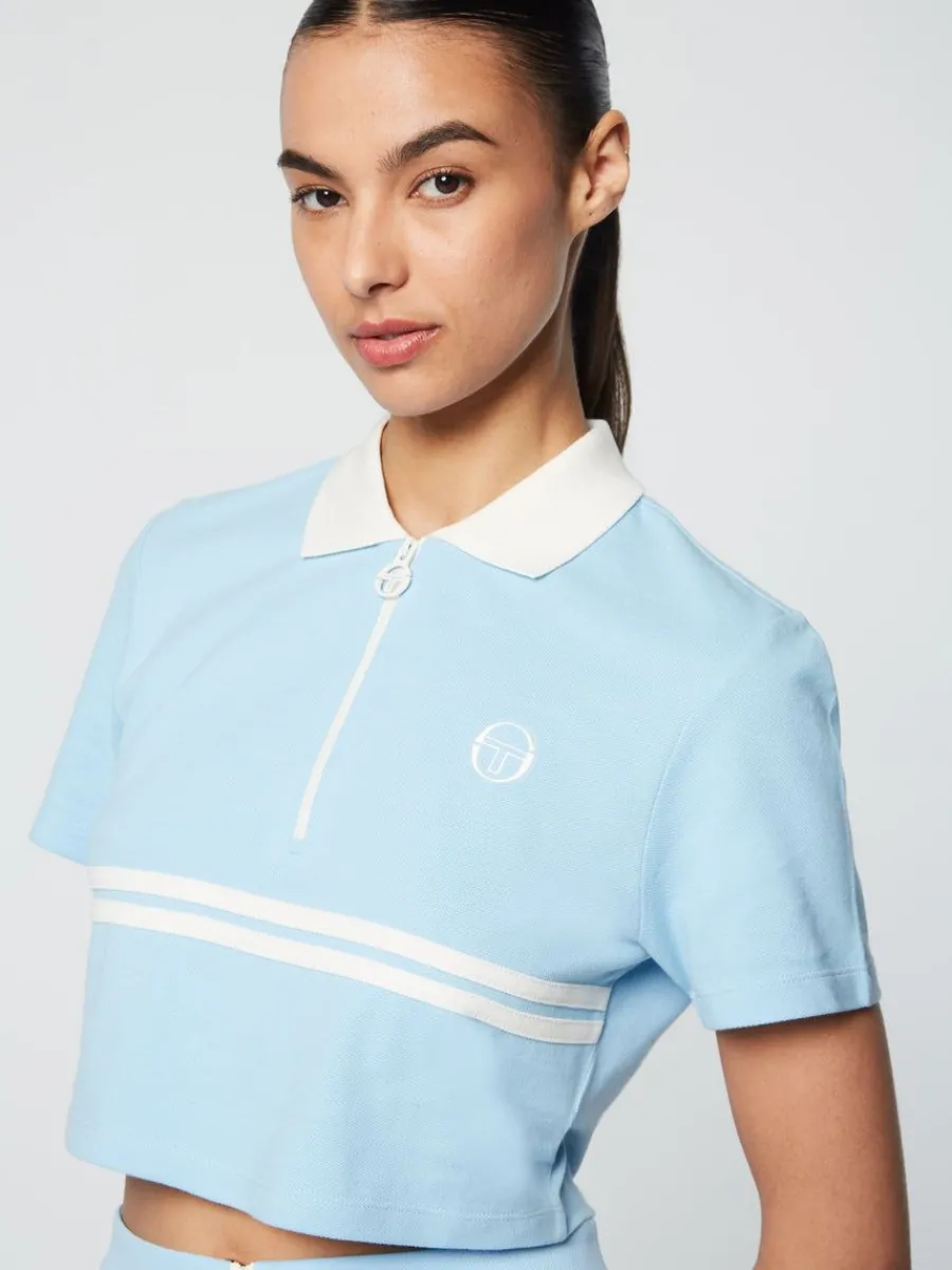 Sergio Tacchini Miss Supermac Polo- Clear Sky New