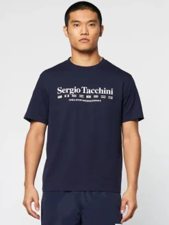 Sergio Tacchini Monda T-Shirt- Maritime Blue Online