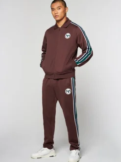Sergio Tacchini Monte Track Jacket Archivio- Deep Mahogany Outlet