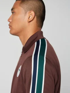 Sergio Tacchini Monte Track Jacket Archivio- Deep Mahogany