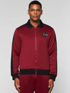 Sergio Tacchini Monte Track Jacket Archivio- Merlot Hot