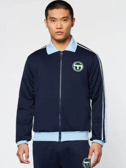 Sergio Tacchini Monte Track Jacket Archivio- Maritime Blue Best