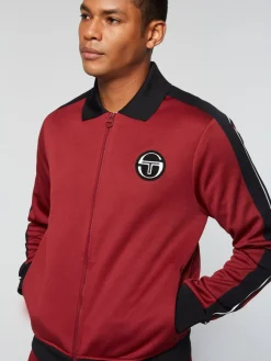 Sergio Tacchini Monte Track Jacket Archivio- Merlot Sale