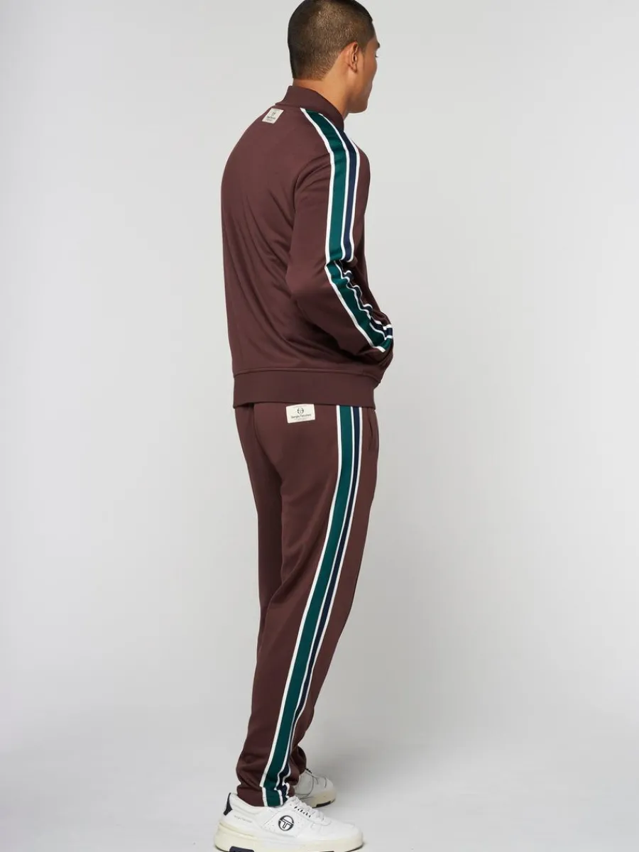 Sergio Tacchini Monte Track Jacket Archivio- Deep Mahogany New