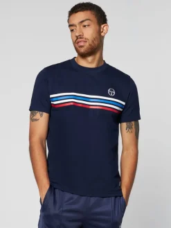 Sergio Tacchini New Melfi Short Sleeve T-Shirt Archivio- Maritime Blue