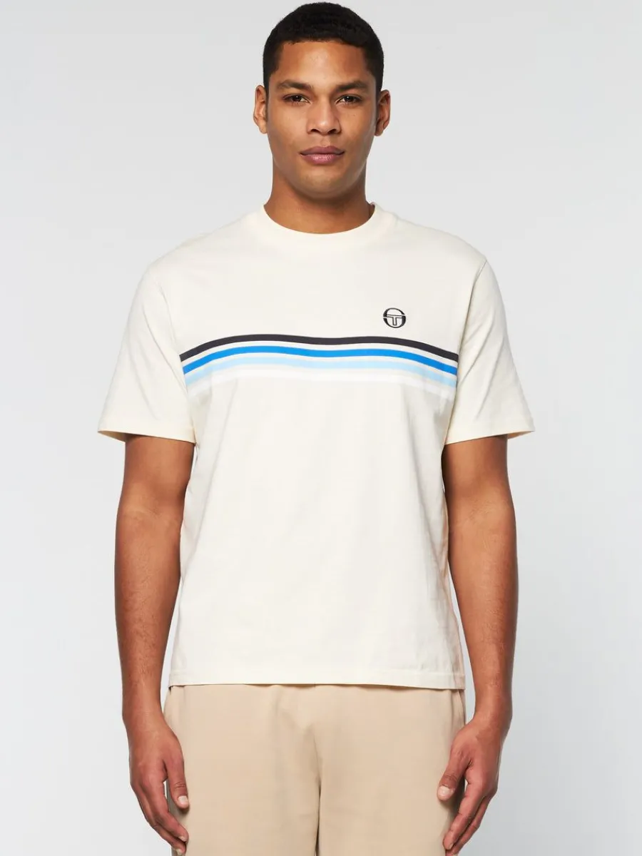 Sergio Tacchini New Melfi T-Shirt- Pearl/ Ivory New