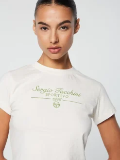Sergio Tacchini Nicola Graphic T-Shirt- Gardenia Online