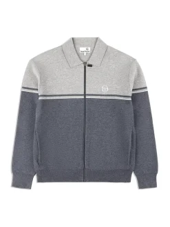 Sergio Tacchini Nostra Track Jacket- Dark Grey/ Melange Hot