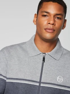 Sergio Tacchini Nostra Track Jacket- Dark Grey/ Melange Hot