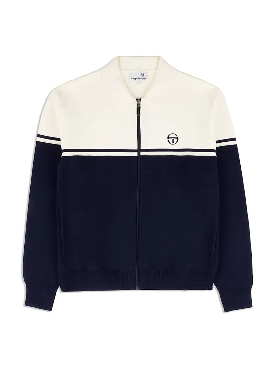 Sergio Tacchini Nostra Track Jacket- Maritime Blue Best