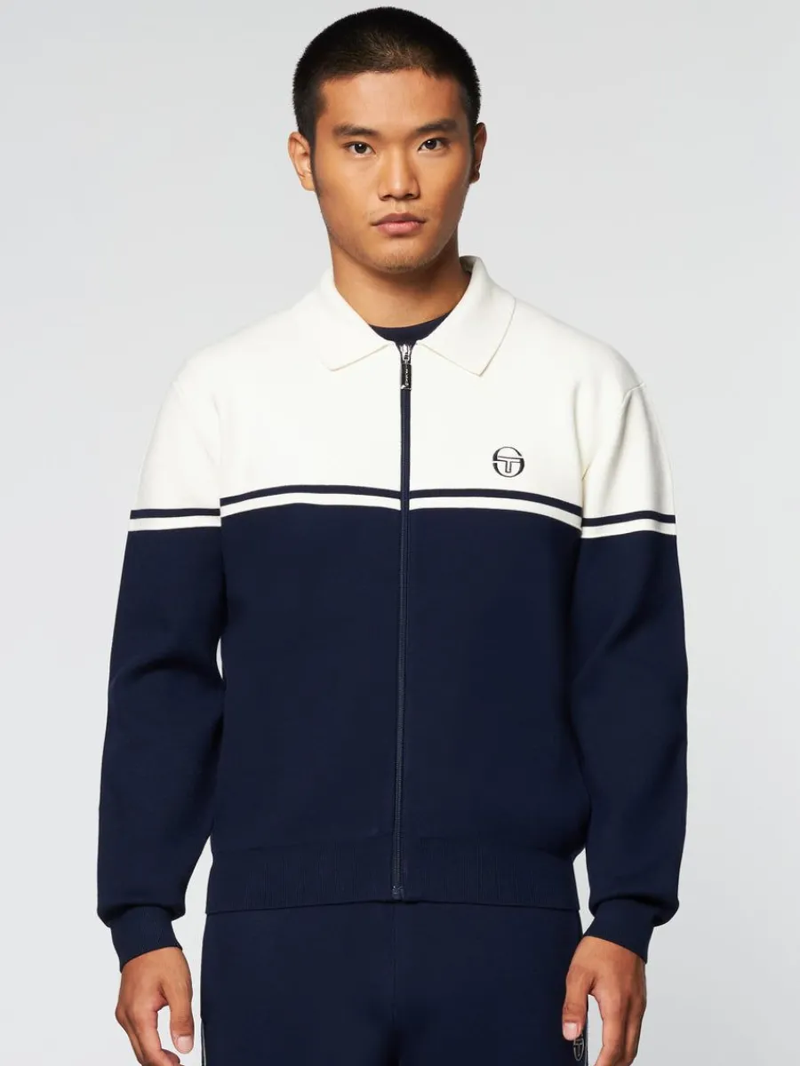 Sergio Tacchini Nostra Track Jacket- Maritime Blue Best