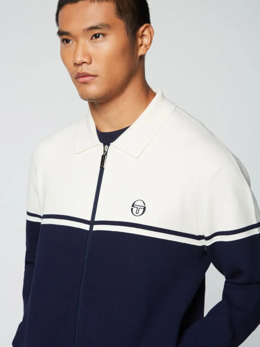 Sergio Tacchini Nostra Track Jacket- Maritime Blue Best
