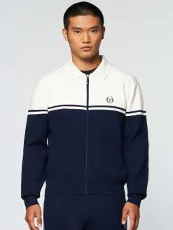 Sergio Tacchini Nostra Track Jacket- Maritime Blue Outlet