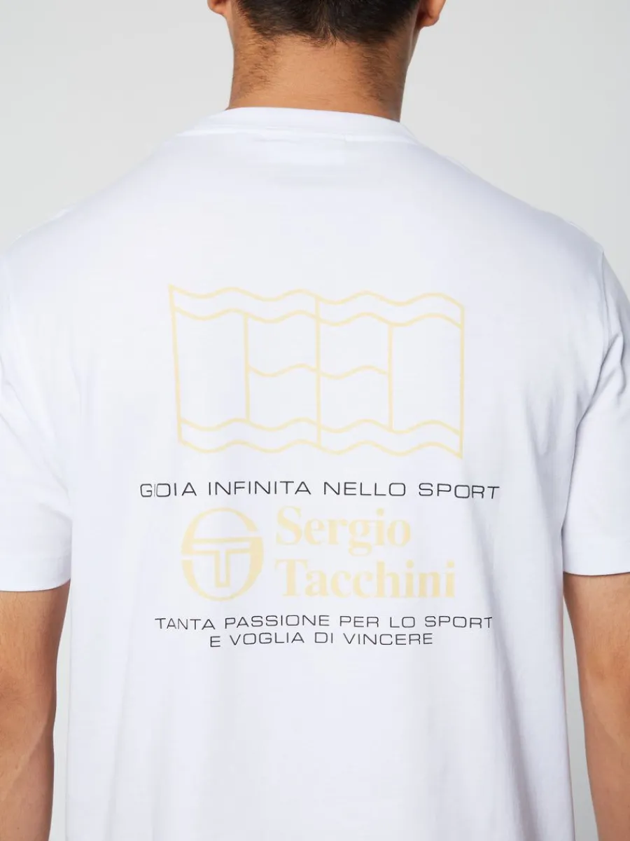 Sergio Tacchini Onda T-Shirt- Golden Haze Discount