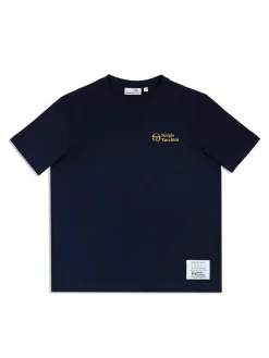 Sergio Tacchini Onda T-Shirt- Maritime Blue