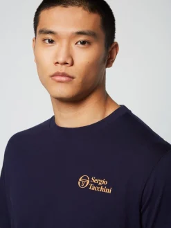 Sergio Tacchini Onda T-Shirt- Maritime Blue