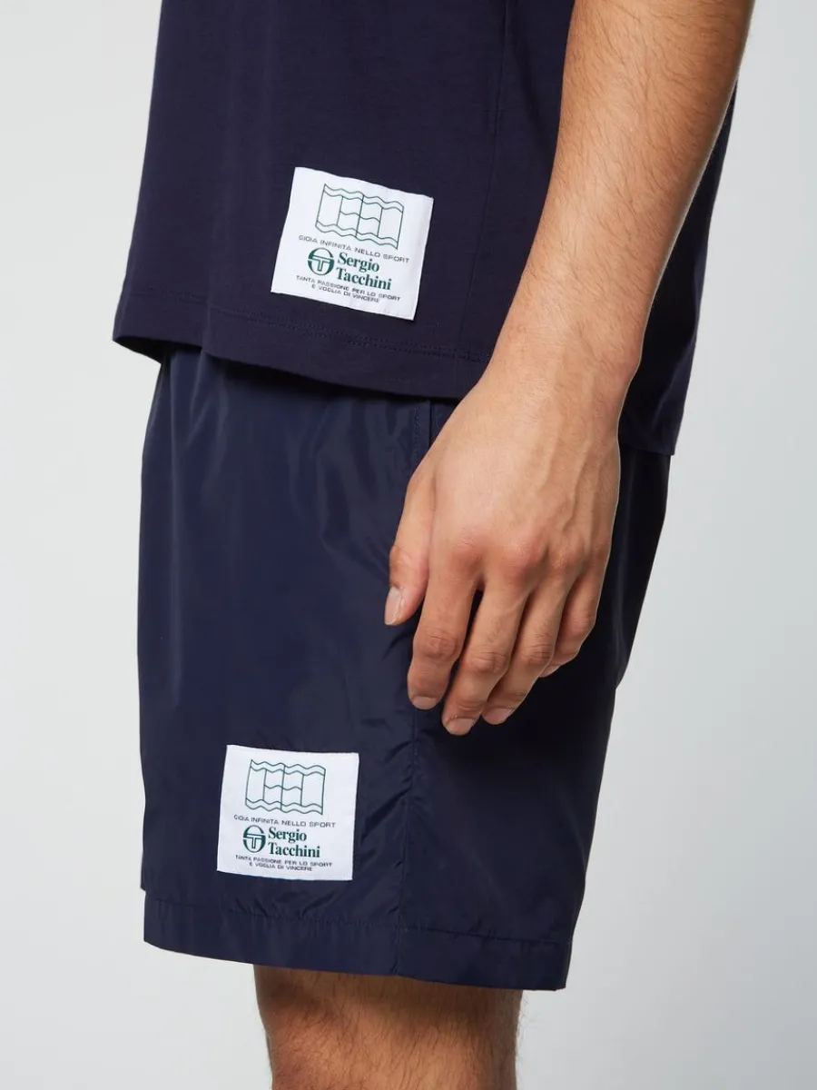 Sergio Tacchini Onda T-Shirt- Maritime Blue