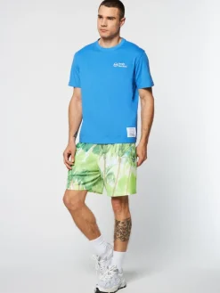 Sergio Tacchini Onda T-Shirt- Palace Blue Hot