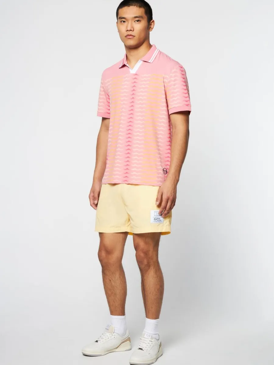 Sergio Tacchini Ondulato Polo- Wild Rose New