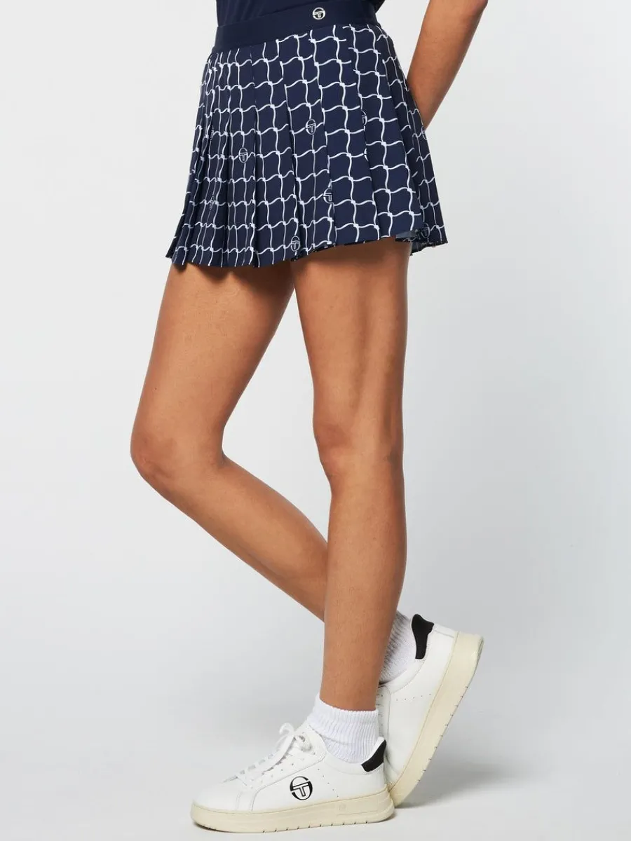 Sergio Tacchini Orazio Printed Skort- Maritime Blue Sale