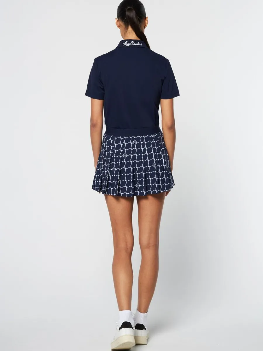 Sergio Tacchini Orazio Printed Skort- Maritime Blue Sale