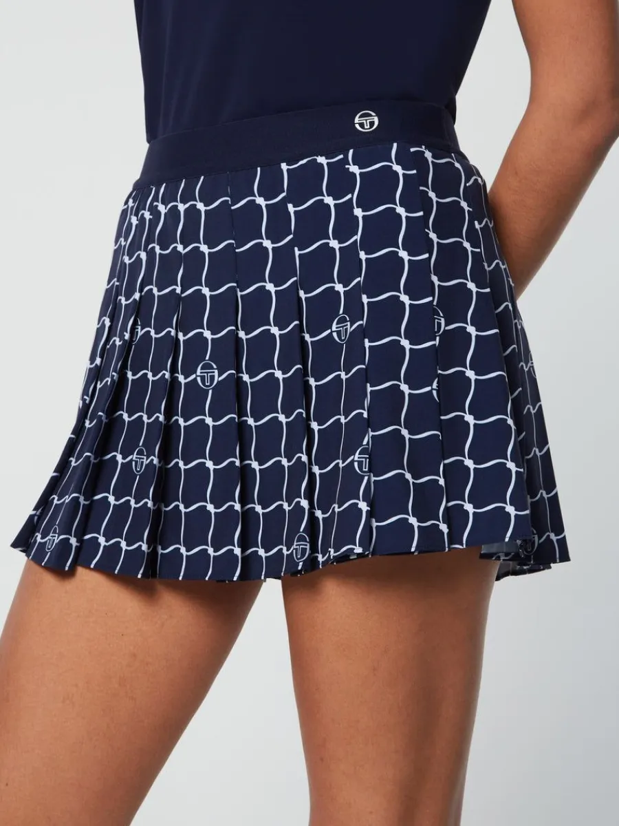 Sergio Tacchini Orazio Printed Skort- Maritime Blue Sale