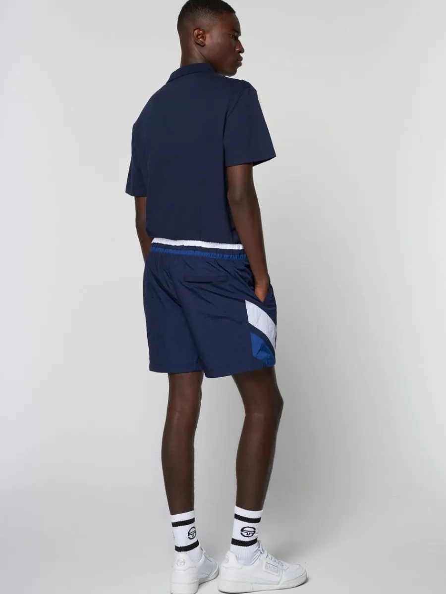 Sergio Tacchini Ortica Tennis Short- Maritime Blue Sale