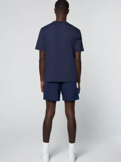 Sergio Tacchini Ortica Tennis T-Shirt- Maritime Blue Clearance