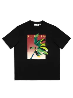 Sergio Tacchini Palma T-Shirt- Black Beauty Best