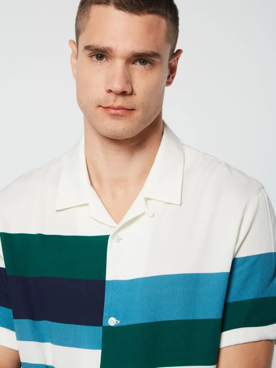 Sergio Tacchini Pennellata Cabana Shirt- Gardenia/ Multi New