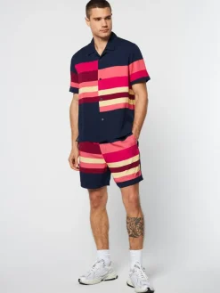 Sergio Tacchini Pennellata Cabana Shirt- Maritime Blue/ Multi Discount